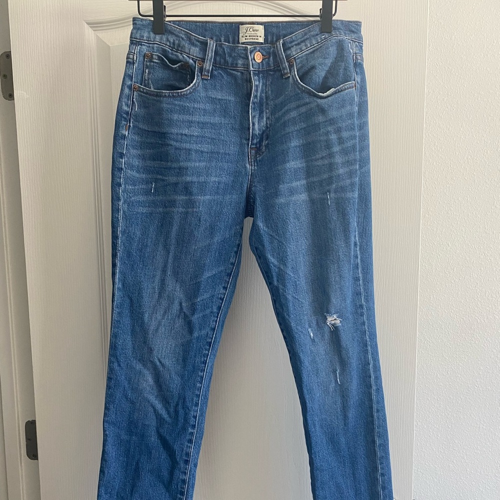 J. Crew Slim Broken-in Boyfriend Jeans
